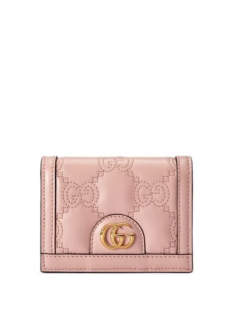 gucci logo embossed padlock wallet|Gucci card wallet women.